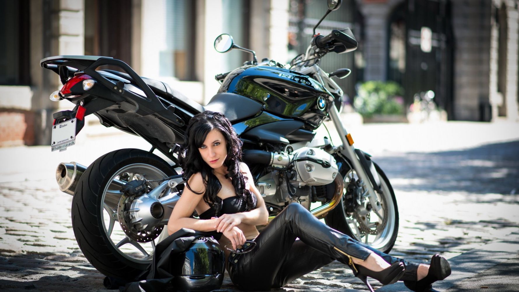 European women on bikes in Puducherry