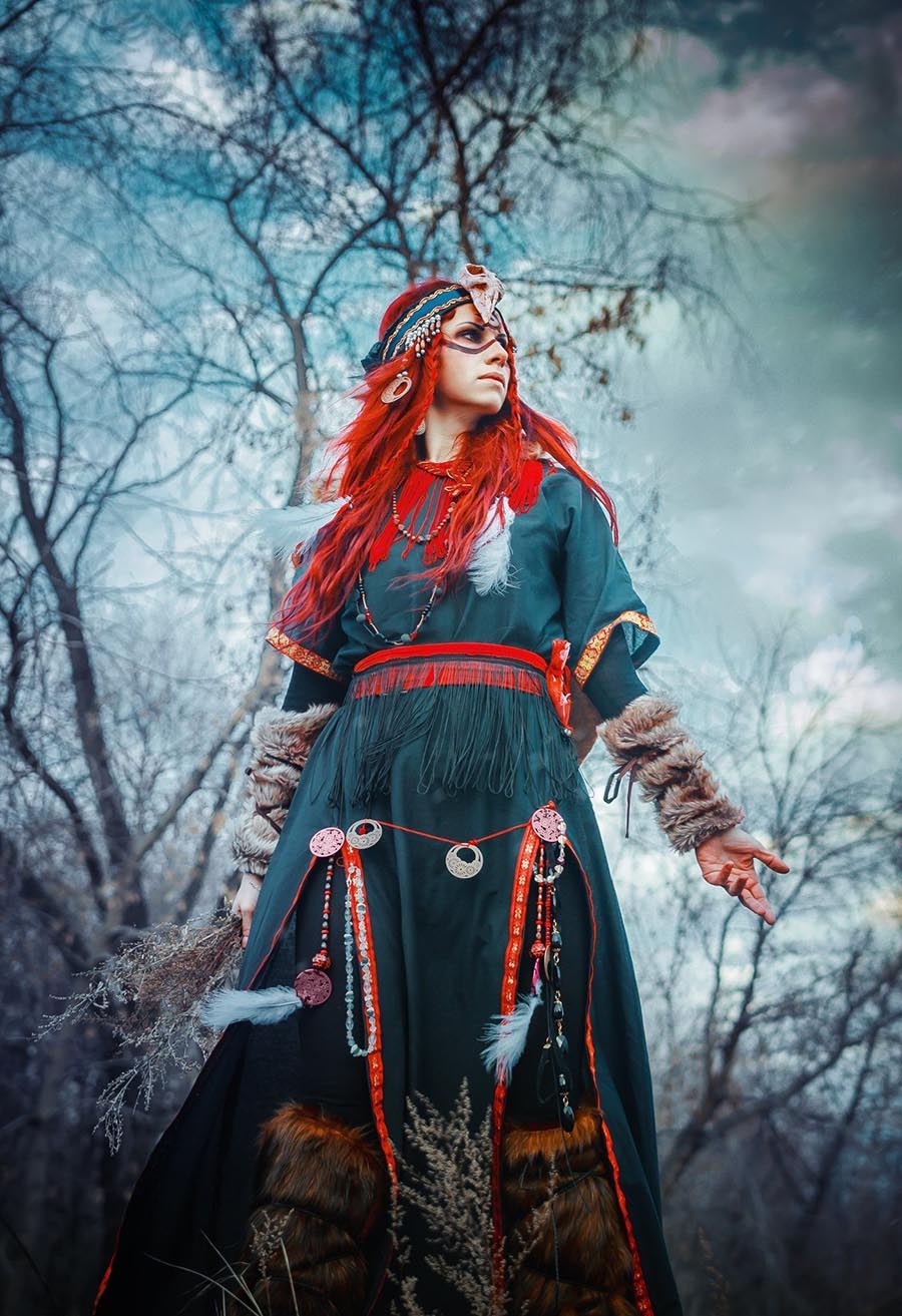 Girls in Slavic costumes underwear in Puducherry